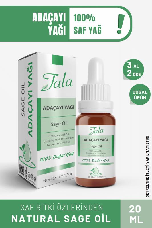 %100 Saf ve Doğal Adaçayı (Acı Elma) Yağı 20 Ml