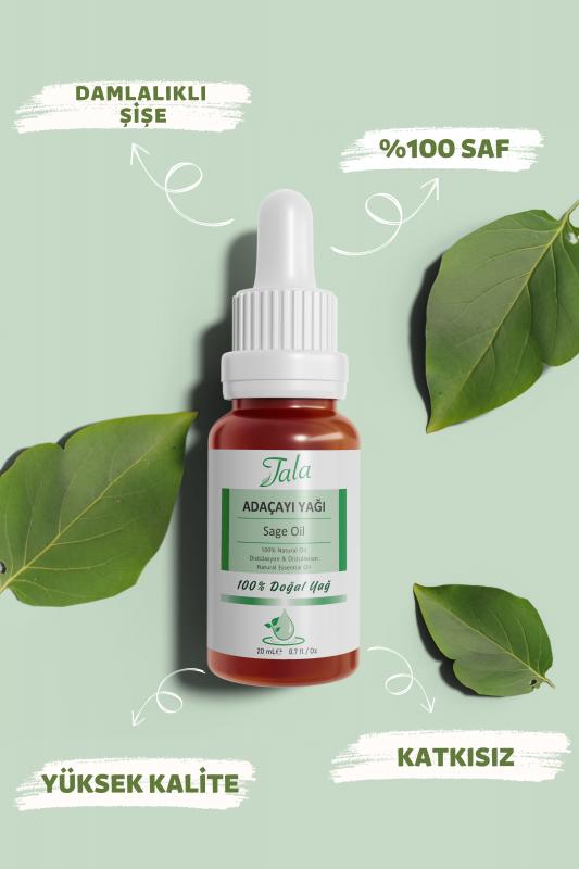 %100 Saf ve Doğal Adaçayı (Acı Elma) Yağı 20 Ml