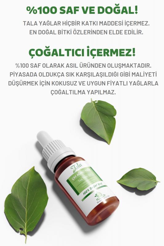 %100 Saf ve Doğal Çay Ağacı Yağı 20 Ml