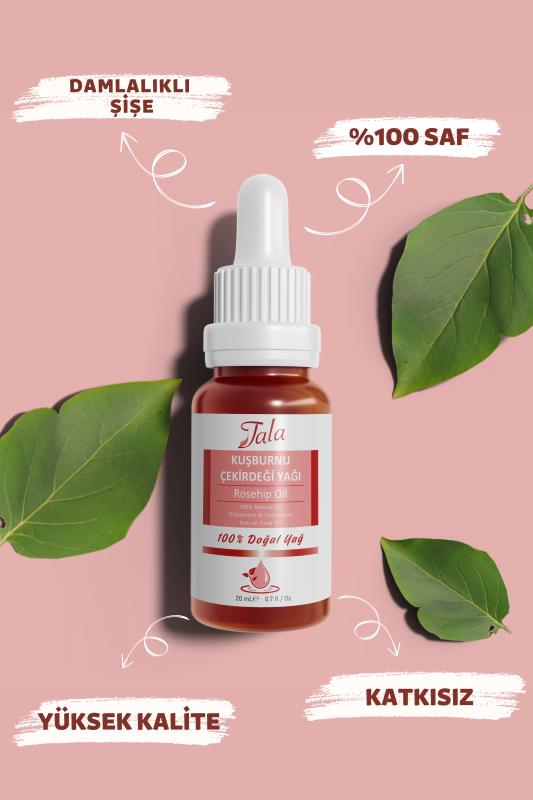 %100 Saf ve Doğal Kuşburnu Çekirdeği Yağı Soğuk Sıkım 20 Ml