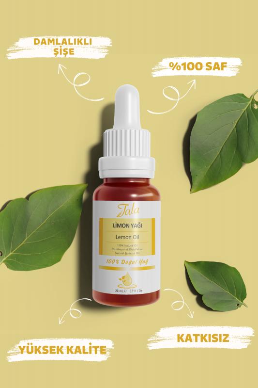 %100 Saf ve Doğal Limon Yağı 20 Ml