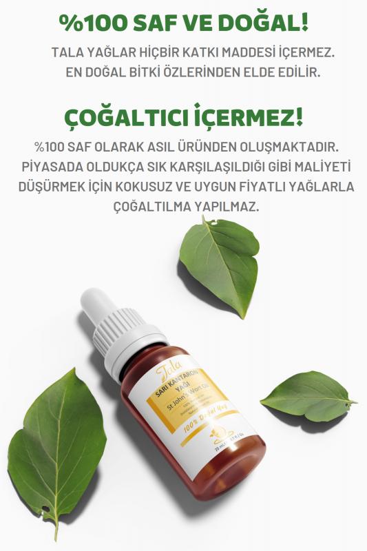 %100 Saf ve Doğal Sarı Kantaron Yağı Soğuk Sıkım 20 Ml