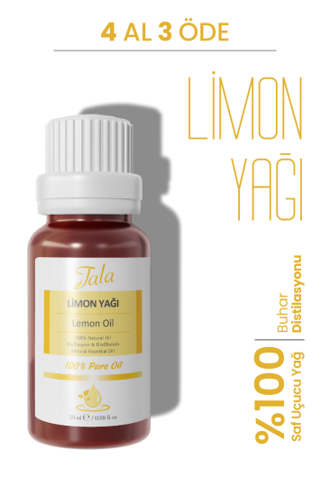 %100 Saf ve Doğal Limon Yağı 20 Ml