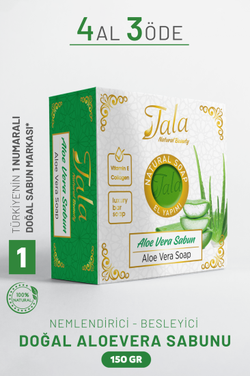 Aloevera Sabunu Doğal Nemlendirici Besleyici 150 Gr