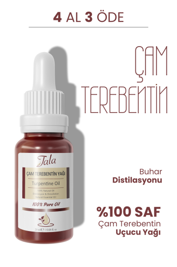 %100 Saf ve Doğal Çam Terebentin Yağı 20 Ml