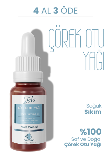%100 Saf ve Doğal Çörek Otu Yağı Soğuk Sıkım 20 Ml