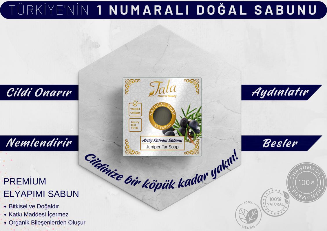 Ardıç Katranlı Sabun Doğal Sedef Egzema Mantar Karşıtı 150 Gr