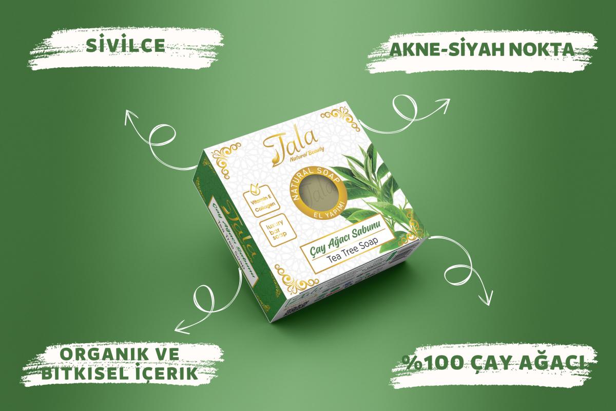 Çay Ağacı Sabunu Doğal Sivilce Akne Siyah Nokta Karşıtı 150 Gr