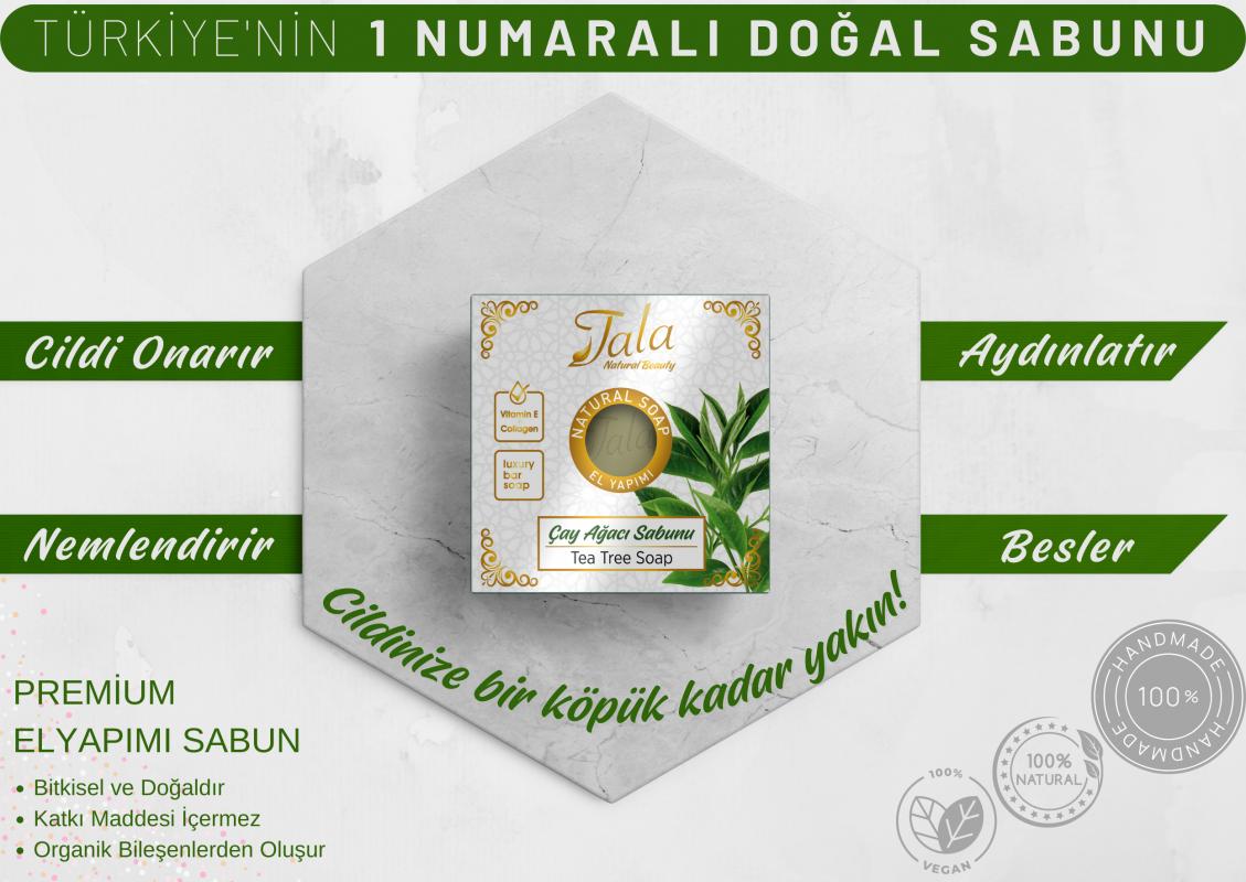 Çay Ağacı Sabunu Doğal Sivilce Akne Siyah Nokta Karşıtı 150 Gr