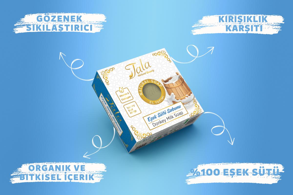 Eşek Sütü Sabunu Doğal Kırışıklık ve Akne Karşıtı 150 Gr