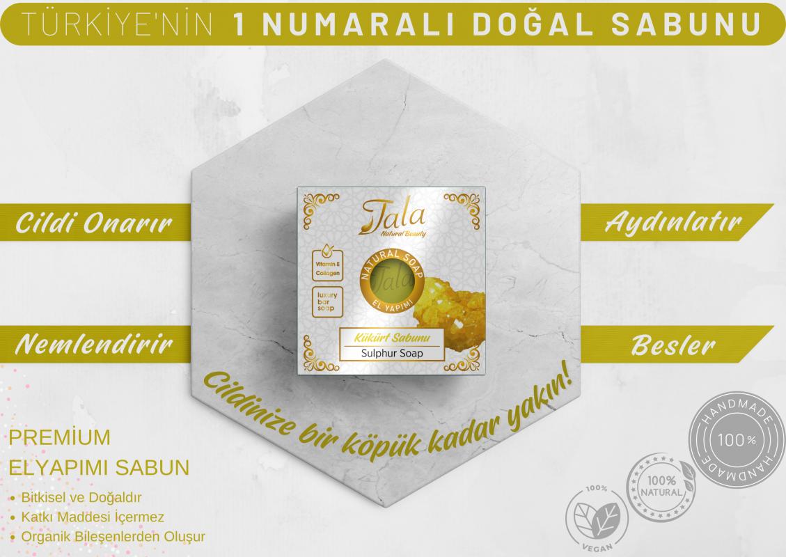 Kükürt Sabunu Doğal Egzama Sedef Mantar Karşıtı 150 Gr